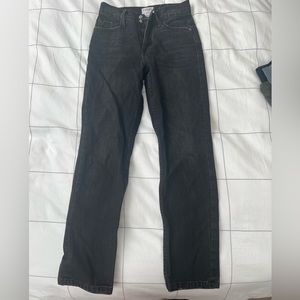 Frame Le Sylvia Slender Straight Heritage size 24 black wash